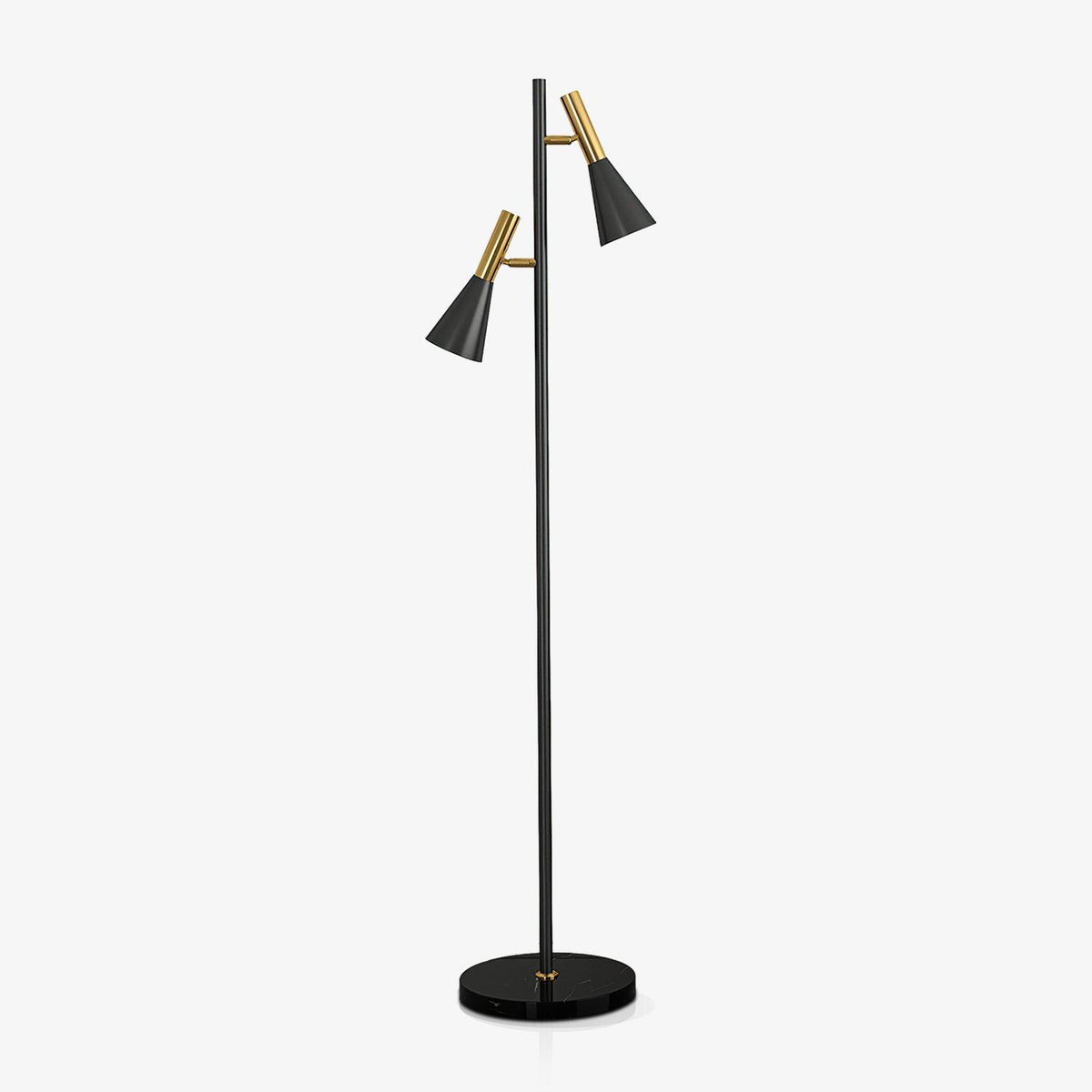 Lron Mouth Floor-mounted Lamp Marble Floor Lamp - Tianguang Alabaster Lighting