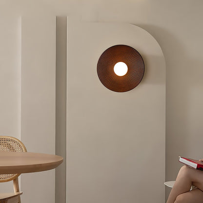 Lumina Contour Wooden Wall Light, Hardwired Wall Sconce, detail 3
