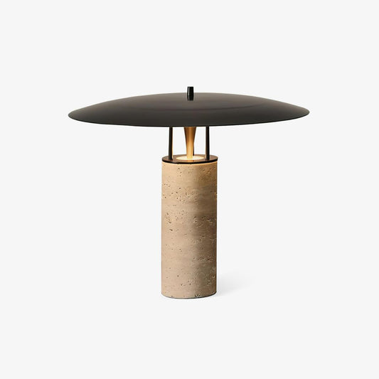 Luna Reading light Travertine Table Lamp - Tianguang Alabaster Lighting