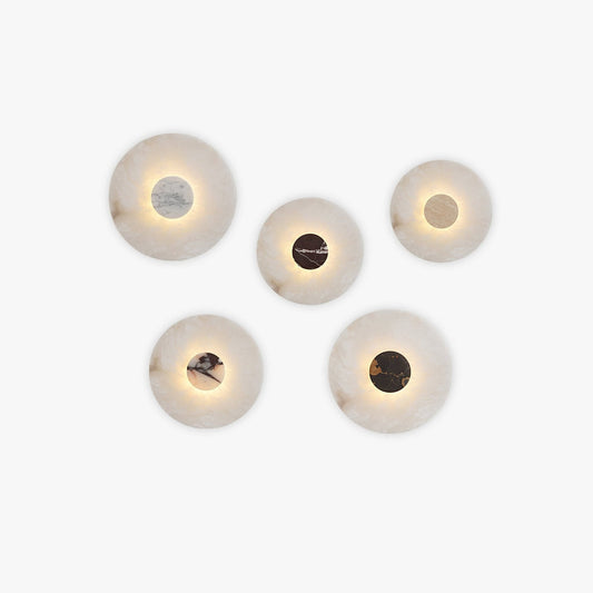 Lunar Veil Alabaster Wall Lamp - Tianguang Alabaster Lighting