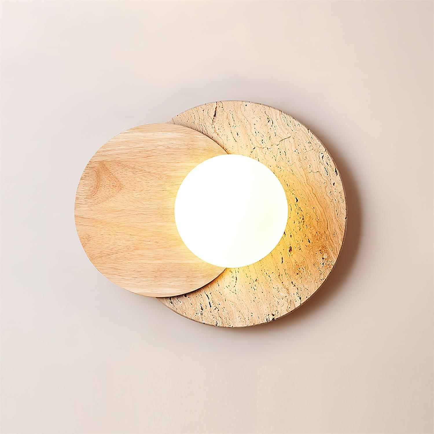 Lunar Eclipse Wall Light, Hardwired Wall Sconce, detail 6