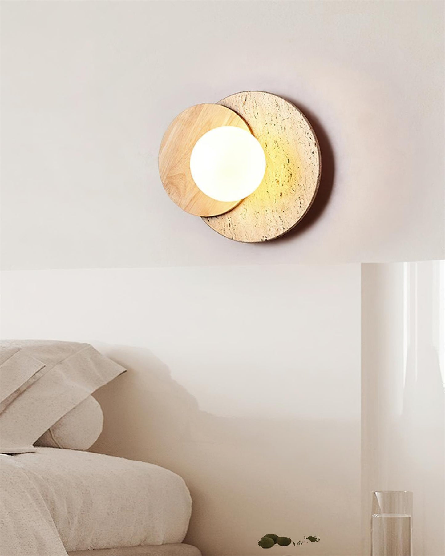 Lunar Eclipse Wall Light, Hardwired Wall Sconce, detail 5