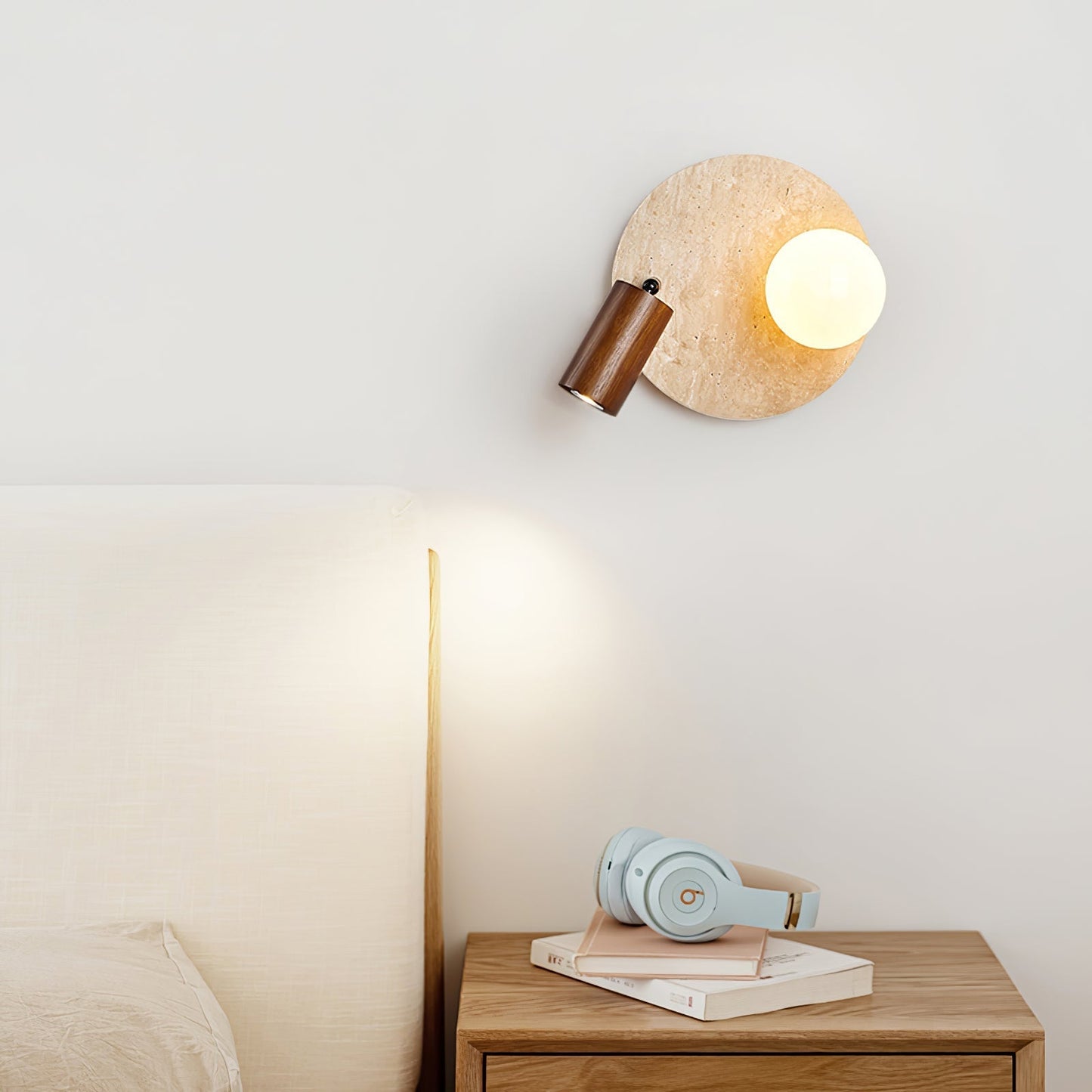 Lunara Duo Wall Light, Hardwired Wall Sconce, detail 2