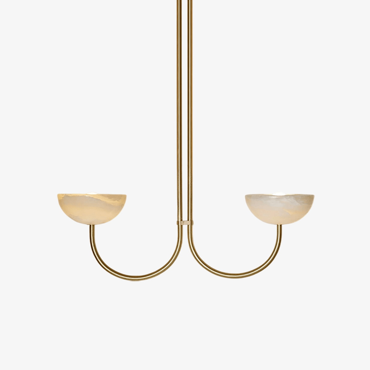 Lunaris Duo Alabaster Pendant Lamp - Tianguang Alabaster Lighting