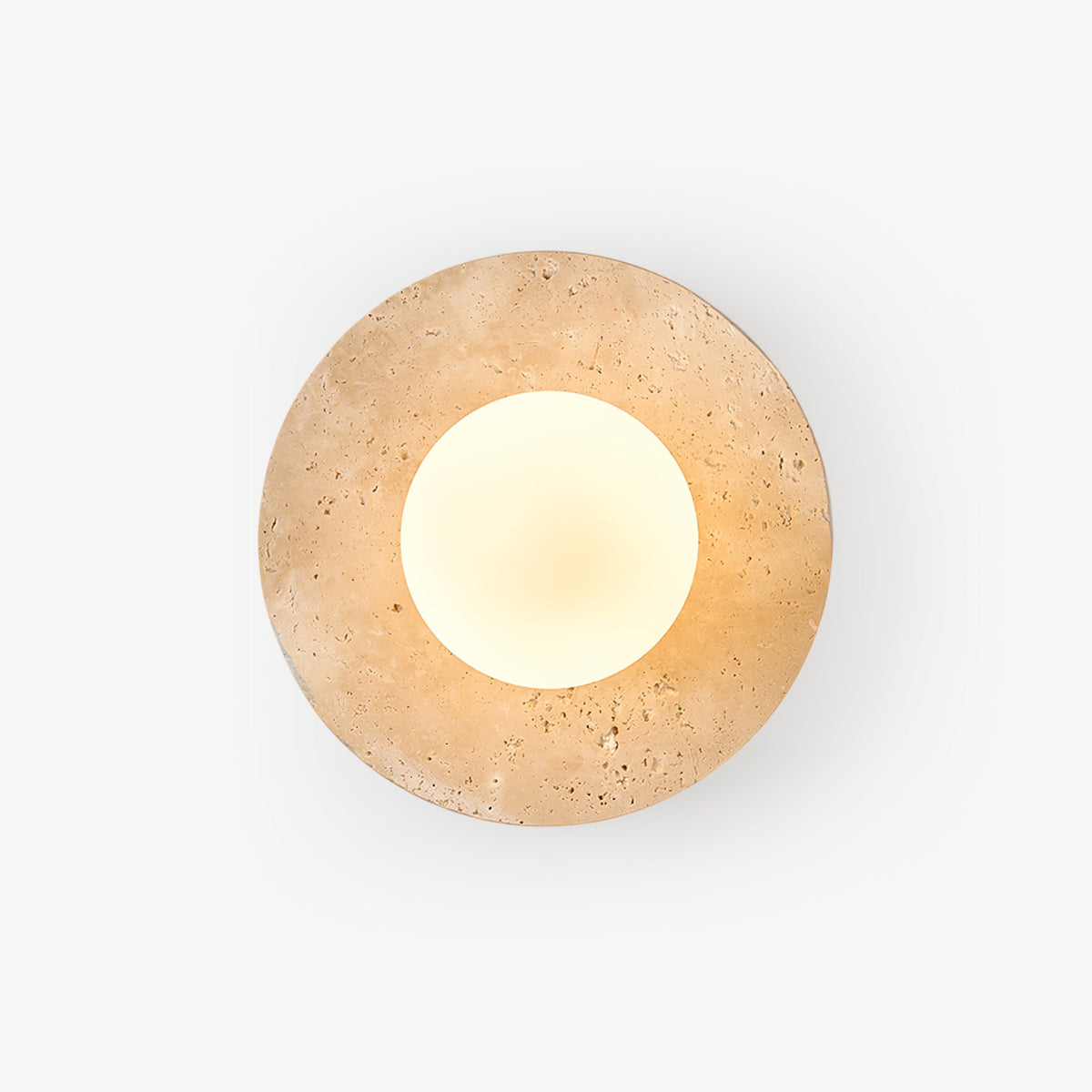 Lunaro Travertine Sconce - Tianguang Alabaster Lighting
