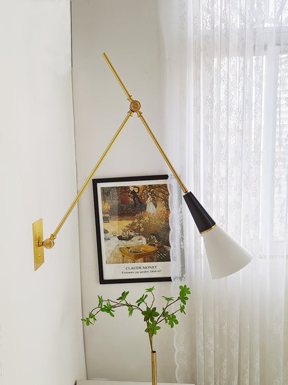 Magari Wall Light - L 74cm x H 66cm Metal, Hardwired Wall Sconce, detail 42