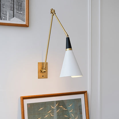 Magari Wall Light - L 74cm x H 66cm Metal, Hardwired Wall Sconce, detail 8