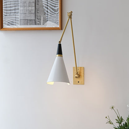 Magari Wall Light - L 74cm x H 66cm Metal, Hardwired Wall Sconce, detail 9