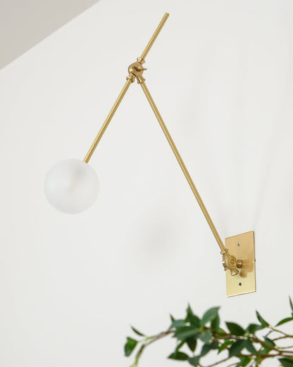 Magari Wall Light - L 74cm x H 66cm Metal, Hardwired Wall Sconce, detail 22
