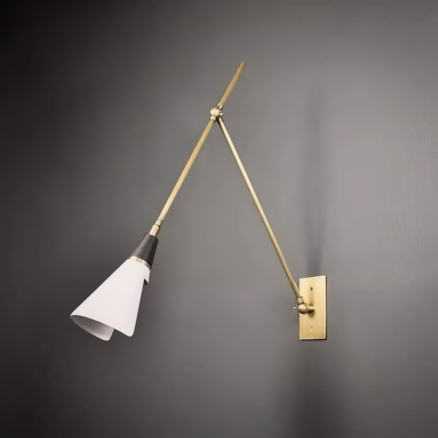 Magari Wall Light - L 74cm x H 66cm Metal, Hardwired Wall Sconce, detail 24