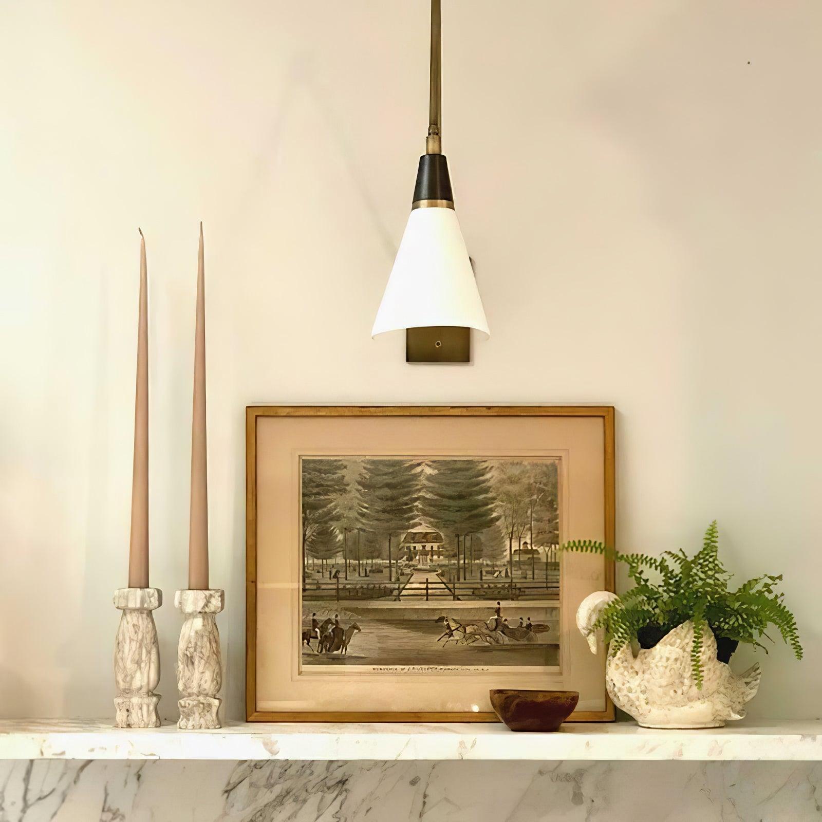 Magari Wall Light - L 74cm x H 66cm Metal, Hardwired Wall Sconce, detail 15