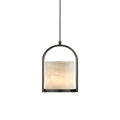 Alabaster Cylinder Pendant Light - Tianguang Alabaster Lighting