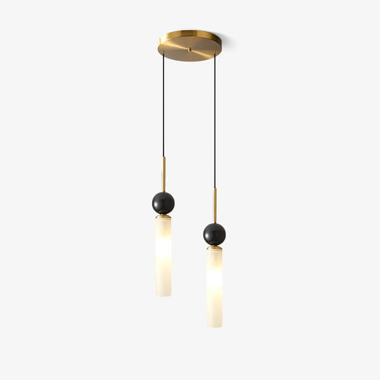 Marble Vertical Pendant Lamp - Tianguang Alabaster Lighting