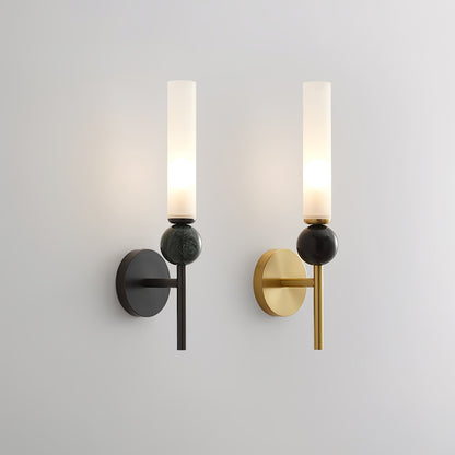 Marble Vertical Wall Light, Hardwired Wall Sconce, detail 7