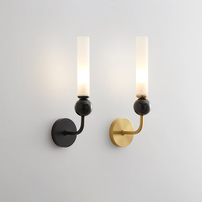 Marble Vertical Wall Light, Hardwired Wall Sconce, detail 6