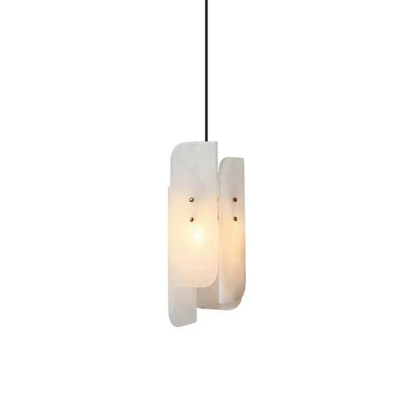 Megalith Alabaster Mini Pendant Light - Tianguang Alabaster Lighting
