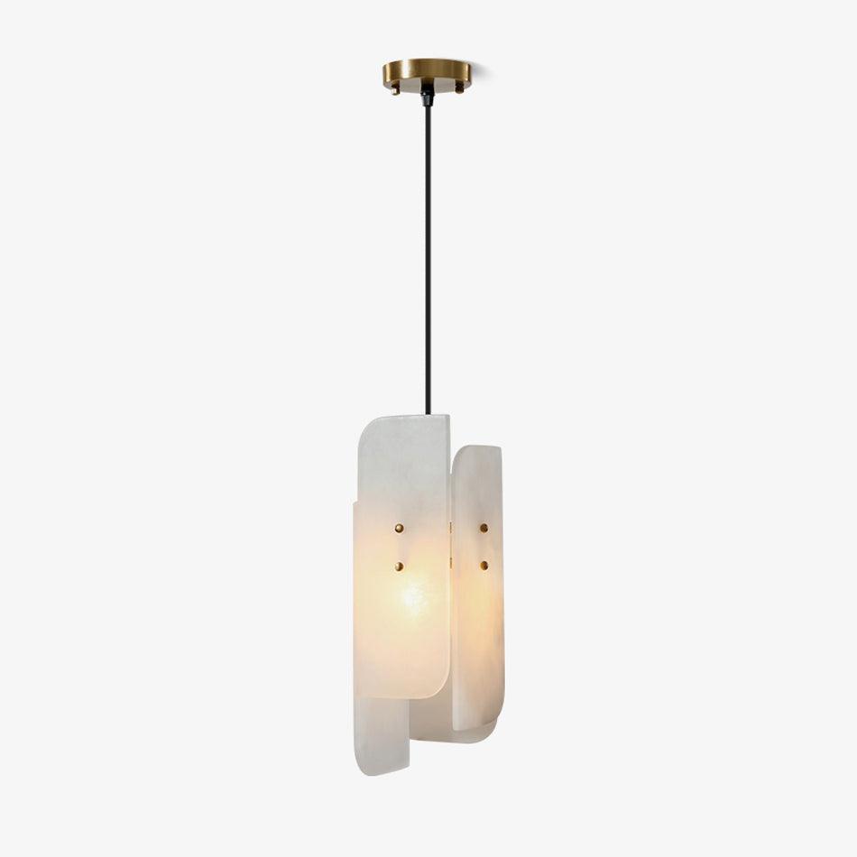 Megalith Mini Alabaster Pendant Light - Tianguang Alabaster Lighting