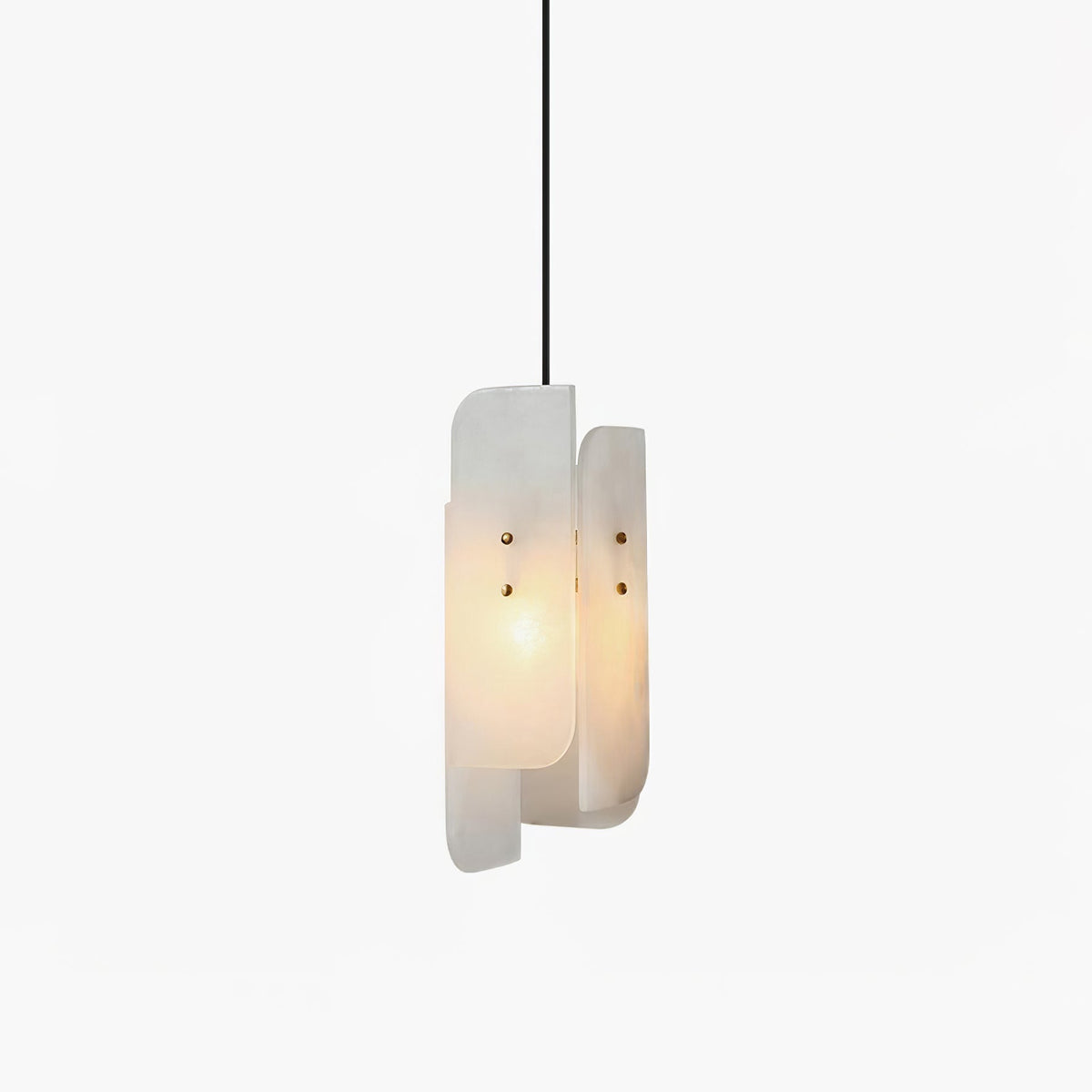 Megalith Mini Droplight Alabaster Pendant Light - Tianguang Alabaster Lighting