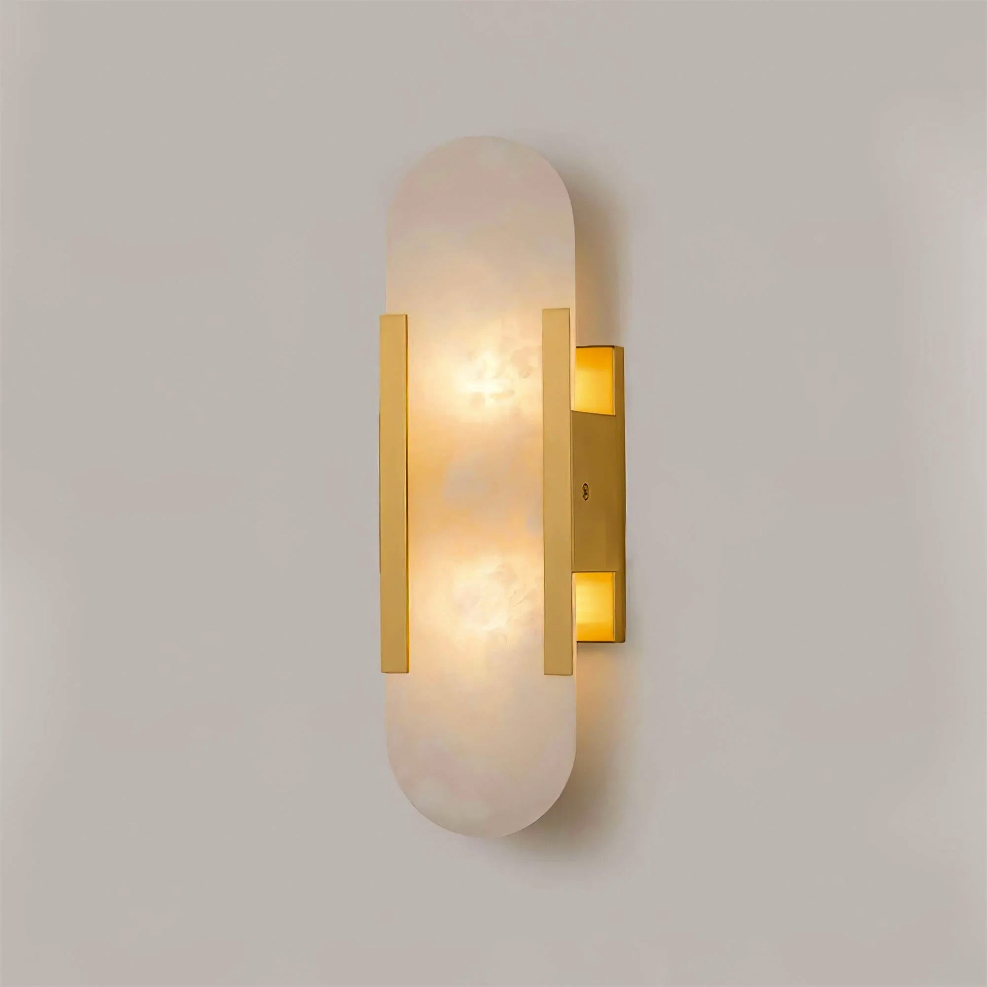 Melange Elongated Alabaster Wall Light Wall Light, Hardwired Wall Sconce, detail 93