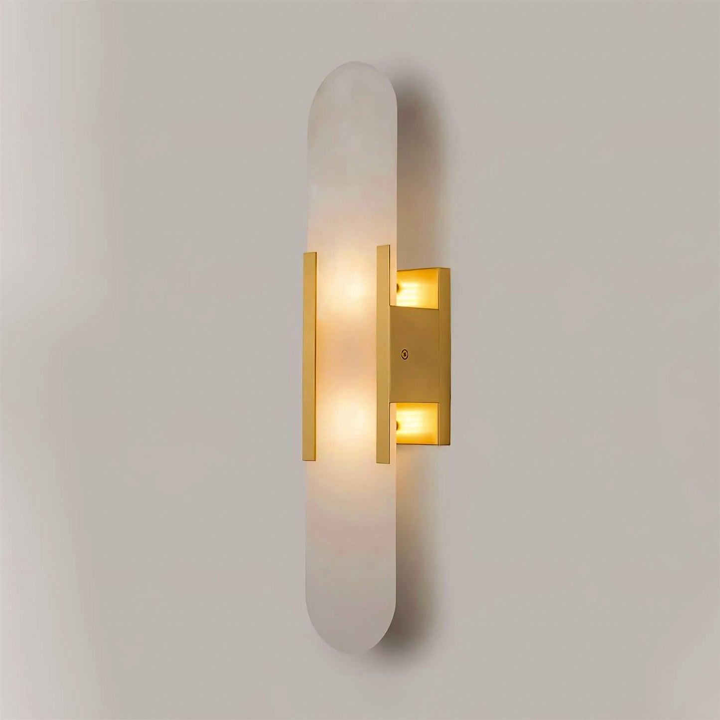 Melange Elongated Alabaster Wall Light Wall Light, Hardwired Wall Sconce, detail 94
