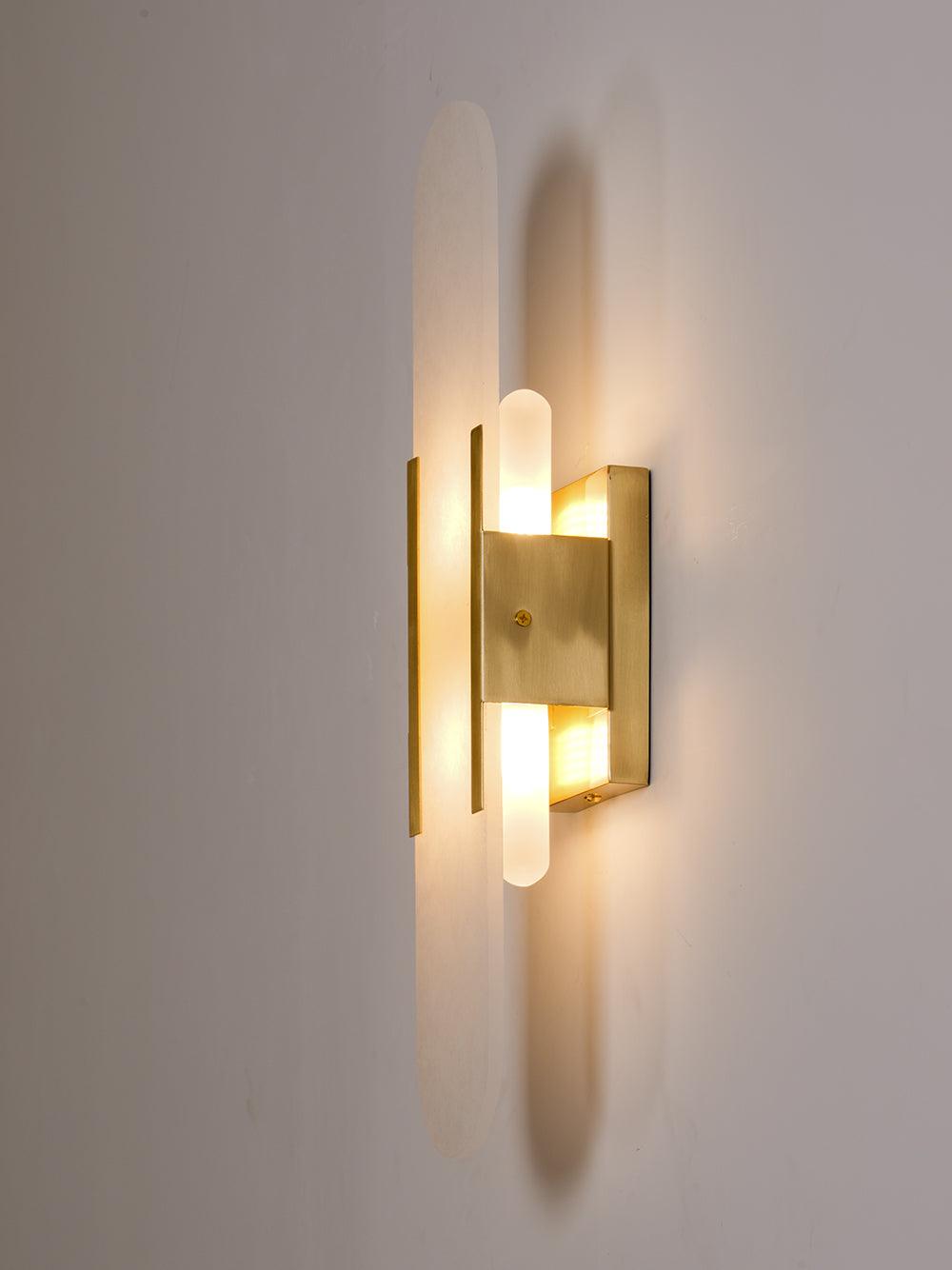 Melange Elongated Alabaster Wall Light Wall Light, Hardwired Wall Sconce, detail 55