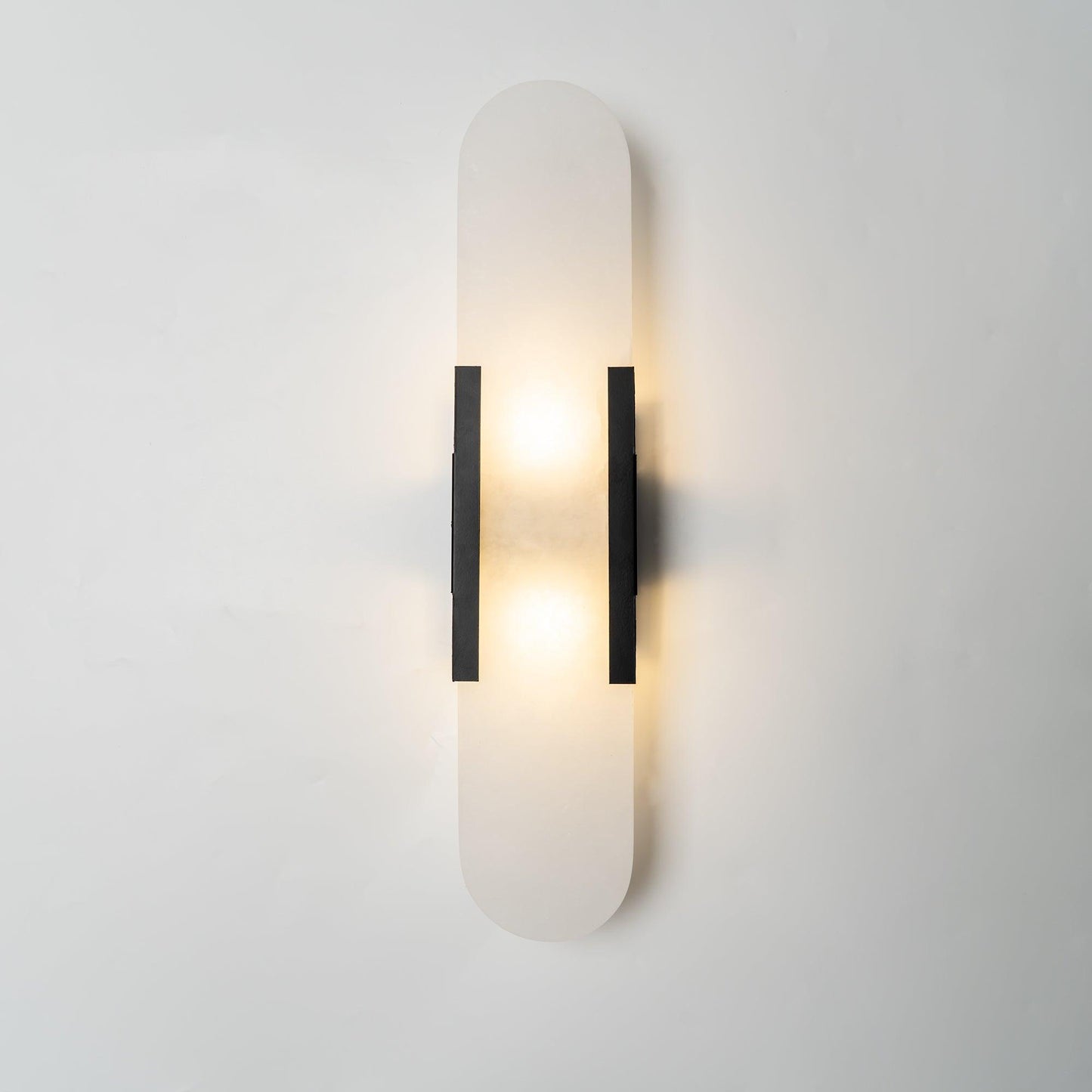 Melange Elongated Alabaster Wall Light Wall Light, Hardwired Wall Sconce, detail 46