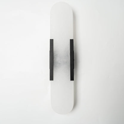 Melange Elongated Alabaster Wall Light Wall Light, Hardwired Wall Sconce, detail 47
