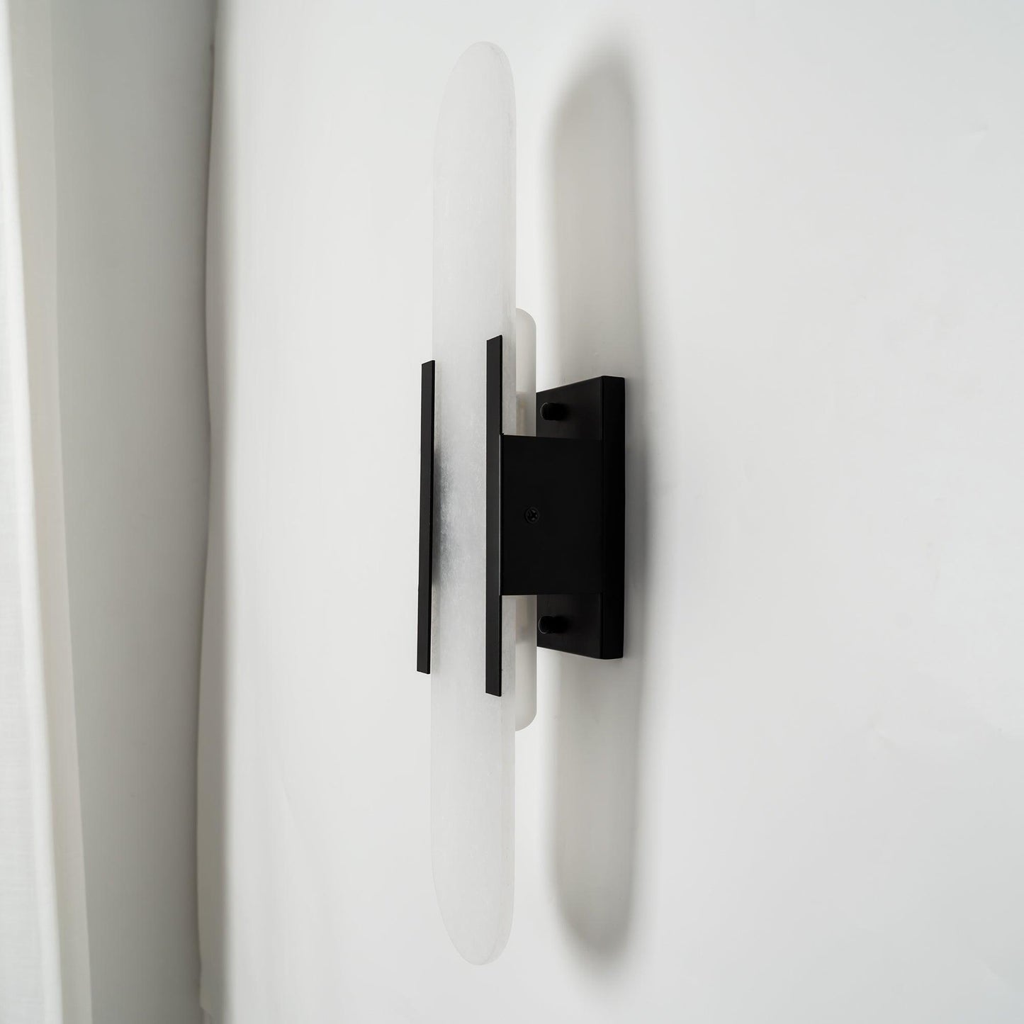 Melange Elongated Alabaster Wall Light Wall Light, Hardwired Wall Sconce, detail 48