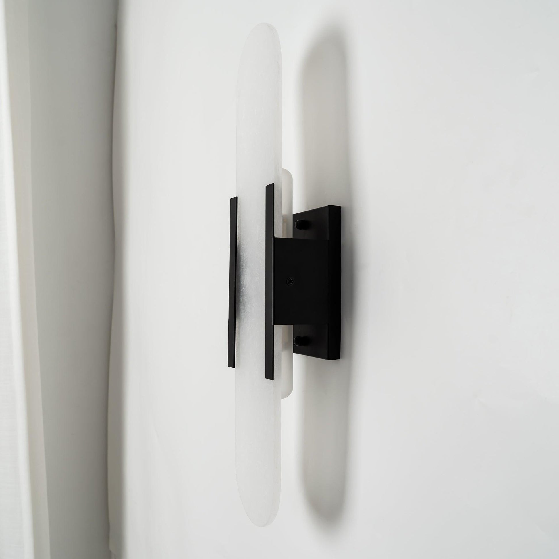 Melange Elongated Alabaster Wall Light Wall Light, Hardwired Wall Sconce, detail 48
