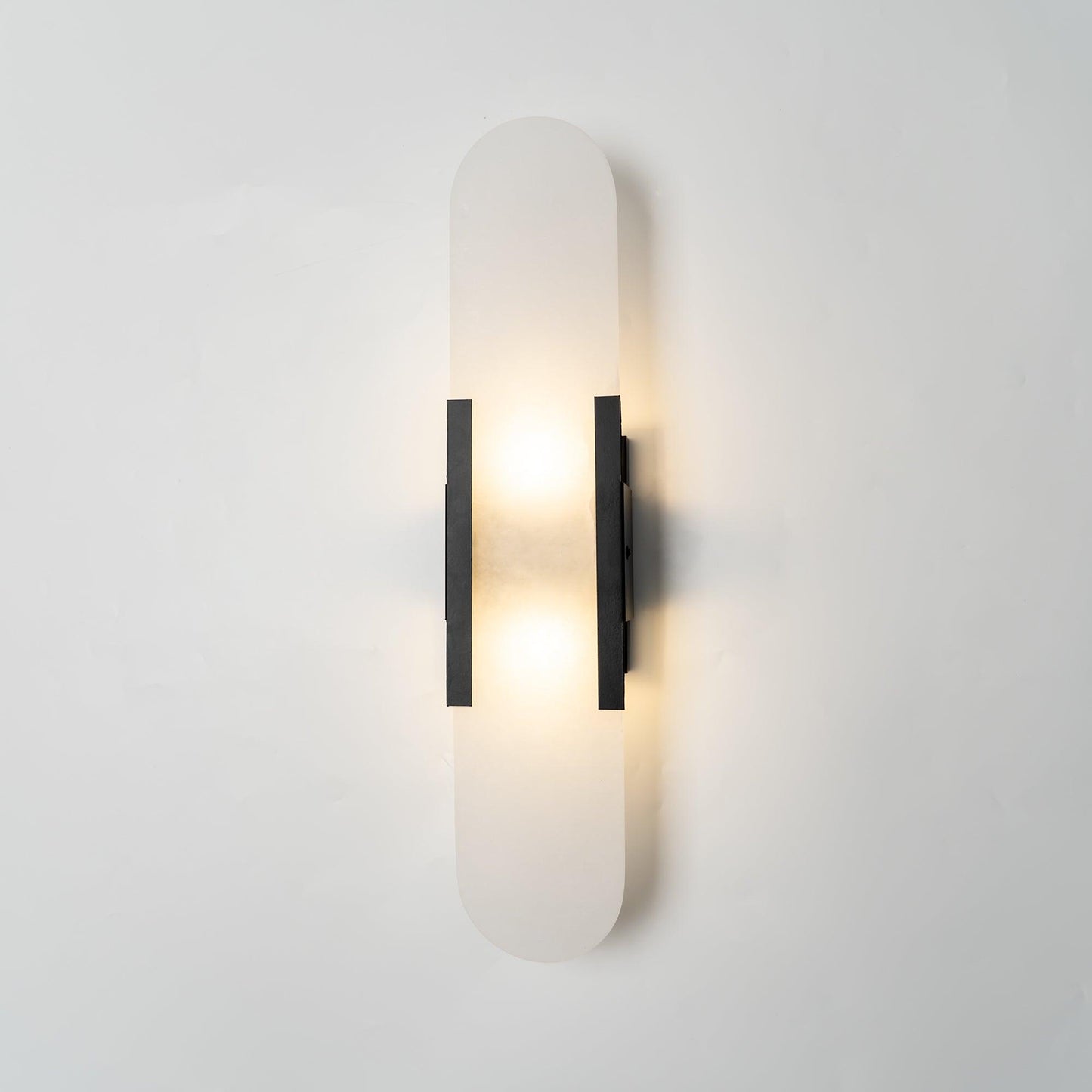 Melange Elongated Alabaster Wall Light Wall Light, Hardwired Wall Sconce, detail 49