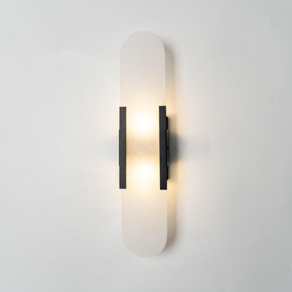 Melange Elongated Alabaster Wall Light Wall Light, Hardwired Wall Sconce, detail 49