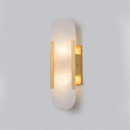 Melange Elongated Alabaster Wall Light Wall Light, Hardwired Wall Sconce, detail 18