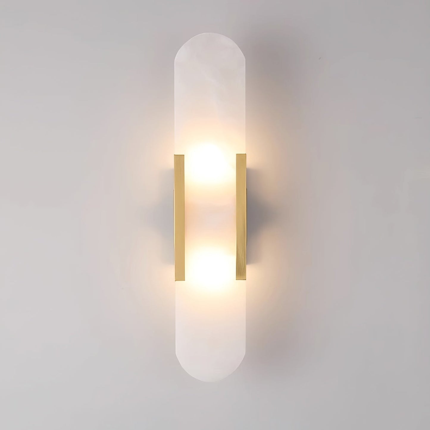 Melange Elongated Alabaster Wall Light Wall Light, Hardwired Wall Sconce, detail 17