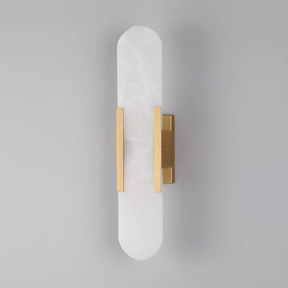 Melange Elongated Alabaster Wall Light Wall Light, Hardwired Wall Sconce, detail 89
