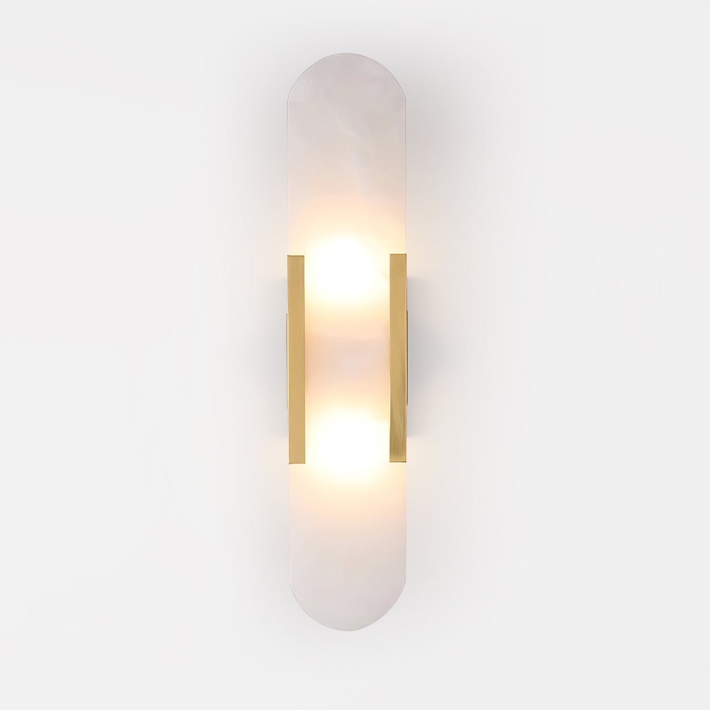 Melange Elongated Alabaster Wall Light Wall Light, Hardwired Wall Sconce, detail 21