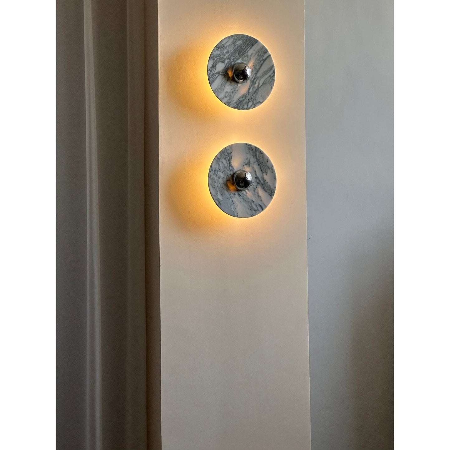 Messier Marble Wall Light, Hardwired Wall Sconce, detail 20