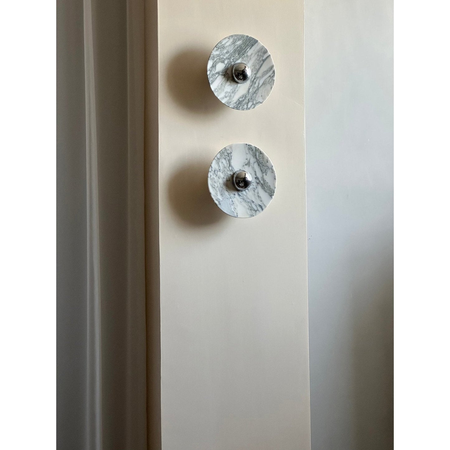 Messier Marble Wall Light, Hardwired Wall Sconce, detail 21