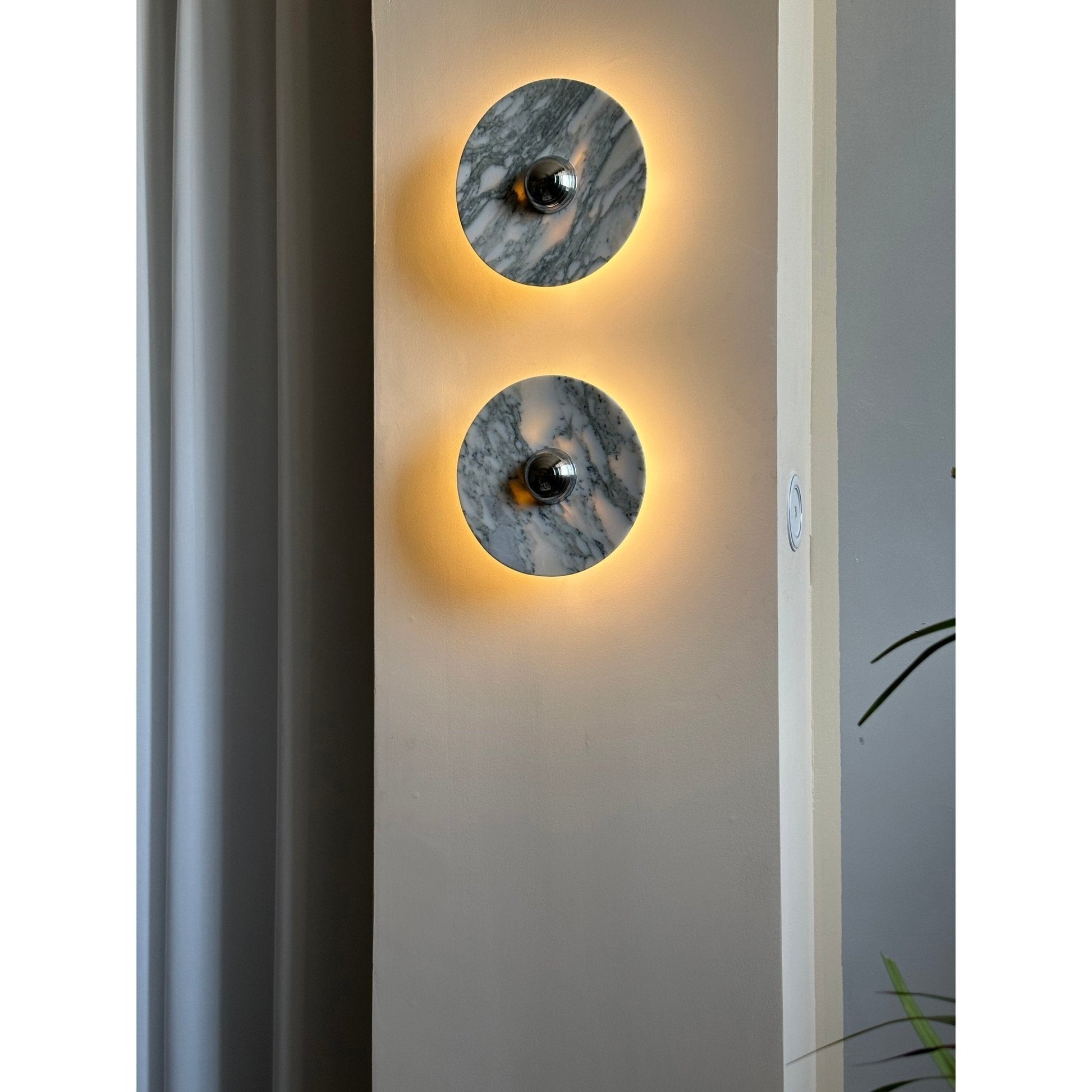 Messier Marble Wall Light, Hardwired Wall Sconce, detail 24