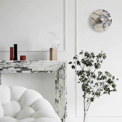 Messier Marble Wall Light, Hardwired Wall Sconce, detail 38
