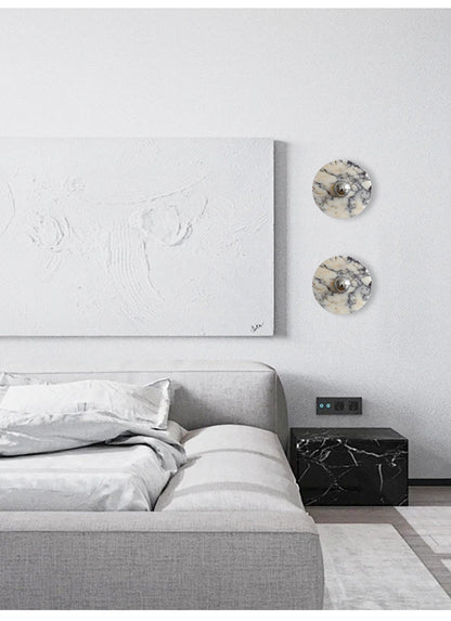 Messier Marble Wall Light, Hardwired Wall Sconce, detail 43