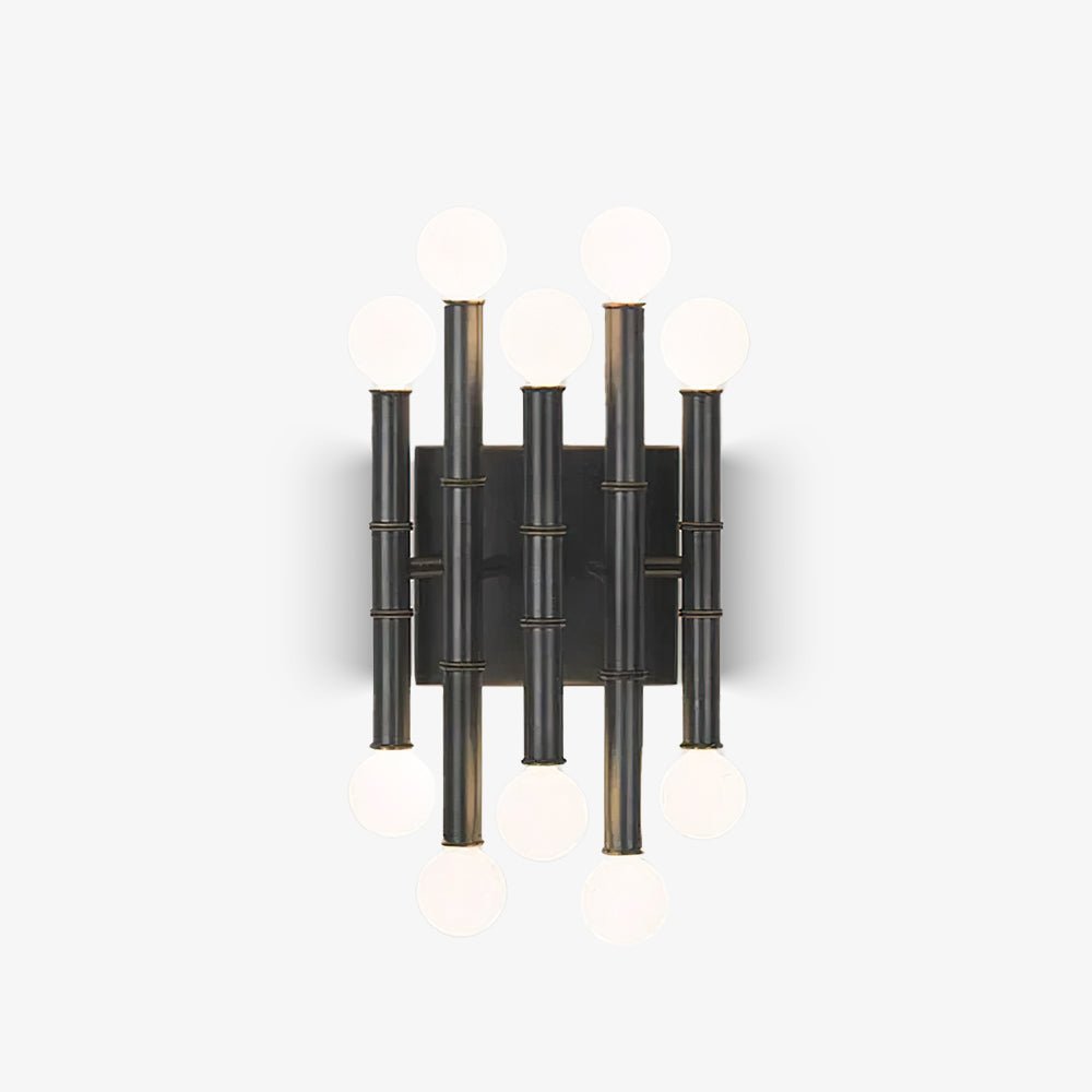 Meurice Sconce Wall Light - Black Wall Lamp, Hardwired Wall Sconce, Metal, Dia 22cm x H 37cm