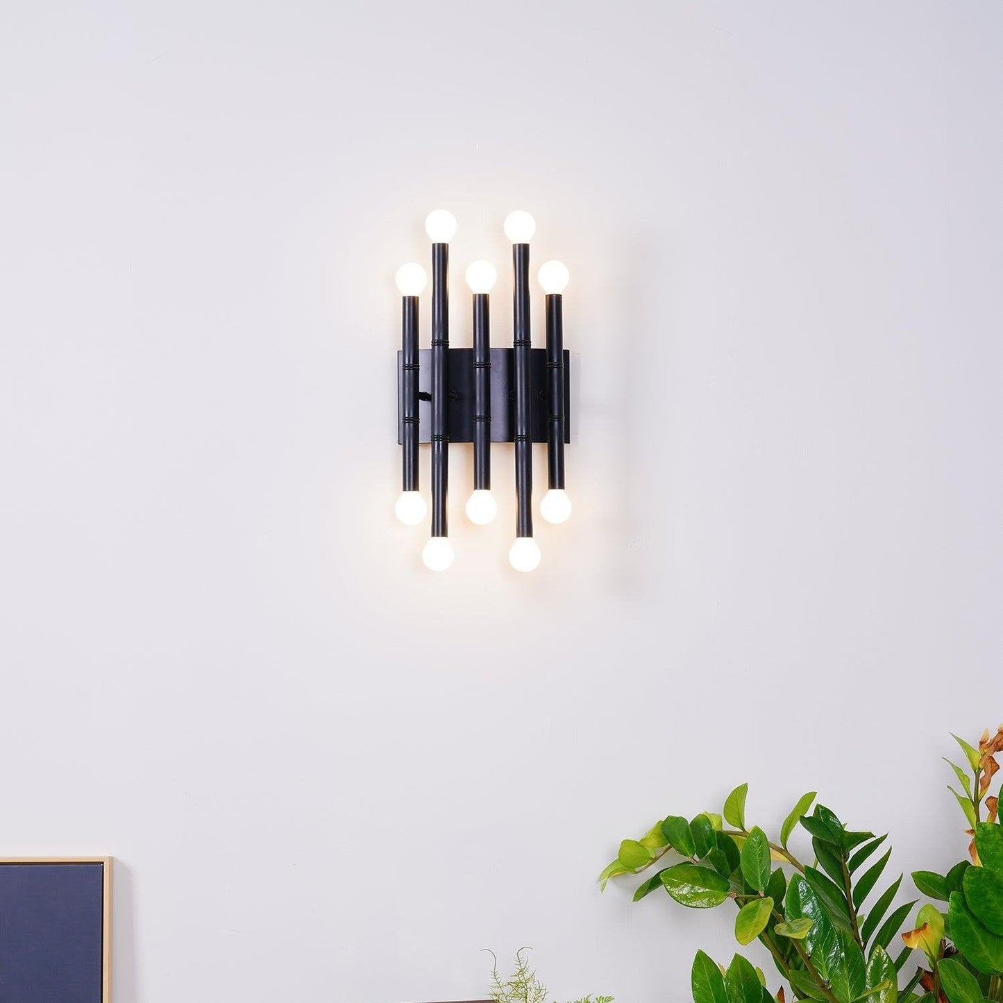 Meurice Sconce Wall Light - Dia 22cm x H 37cm Metal, Hardwired Wall Sconce, detail 3