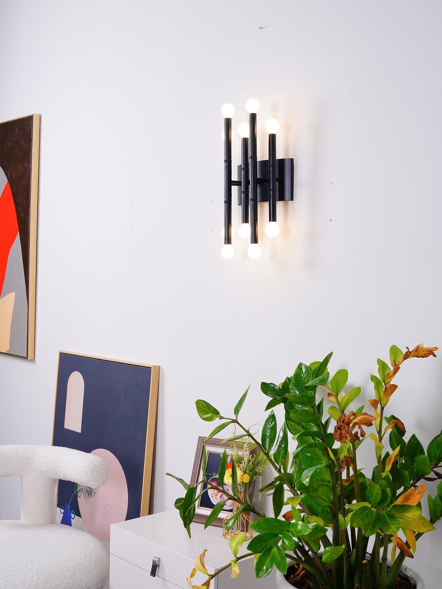 Meurice Sconce Wall Light - Black Wall Lamp, Hardwired Wall Sconce, detail 13