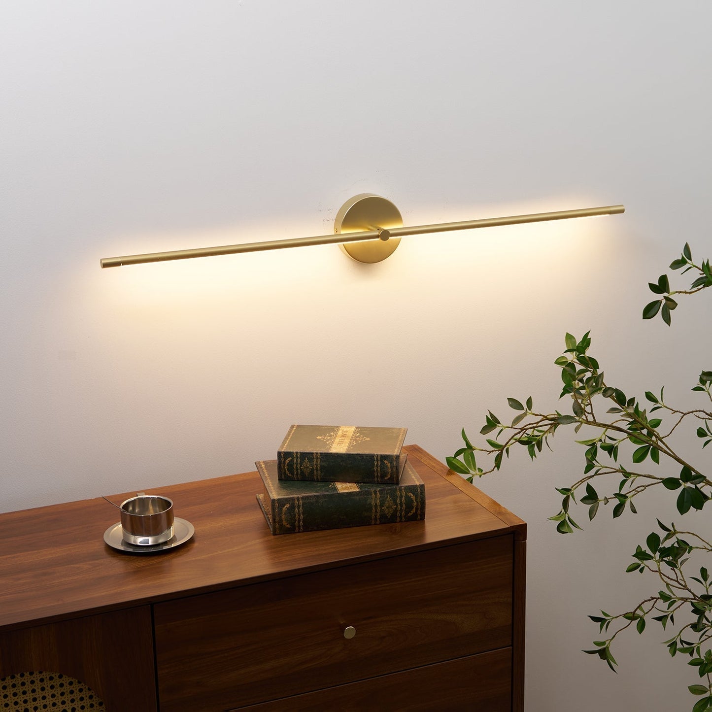 Clean-Lined Linear LED Wall Light, Hardwired Wall Sconce, detail 10