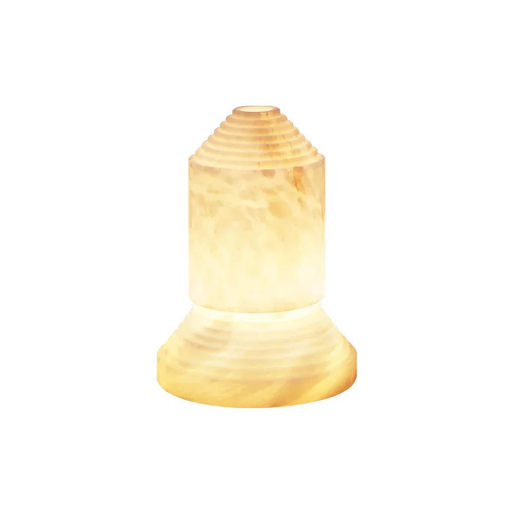 Modern Alabaster Babel Table Lamp - Tianguang Alabaster Lighting