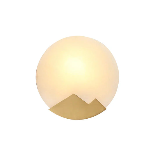 Modern Alabaster Brass Wall Light - Tianguang Alabaster Lighting