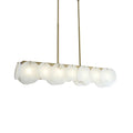 Modern Alabaster Linear Chandelier - Tianguang Alabaster Lighting