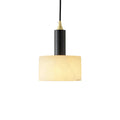 Modern Cylindrical Alabaster Pendant Light - Tianguang Alabaster Lighting