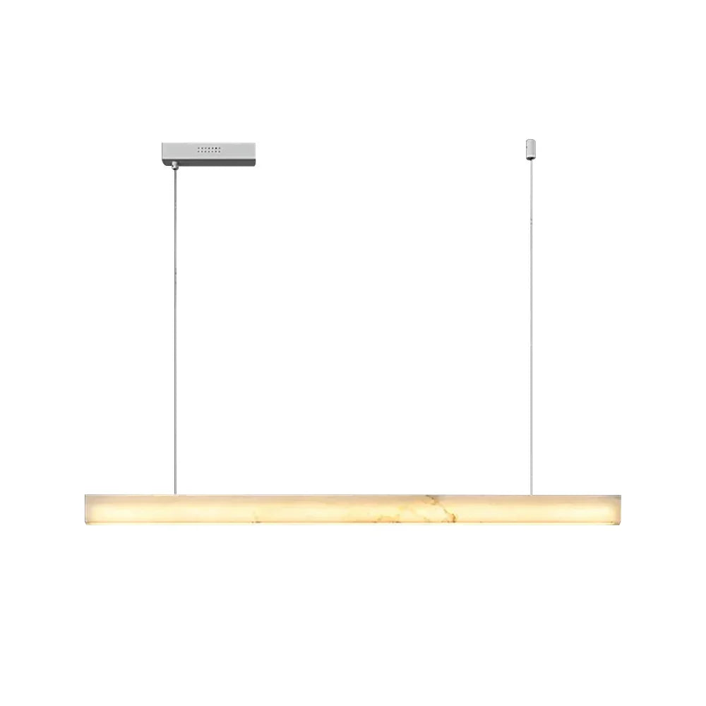 Modern Linear Alabaster Pendant Light 100 cm Dia - Tianguang Alabaster Lighting
