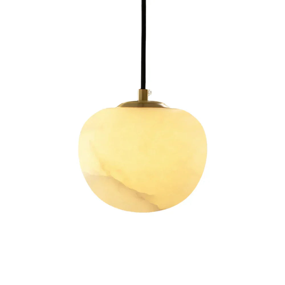 Round Alabaster Pendant Light - Tianguang Alabaster Lighting